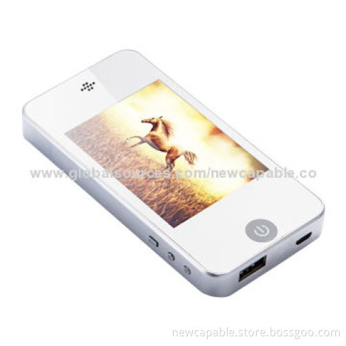 4,000mAh Power bank with advertisement function